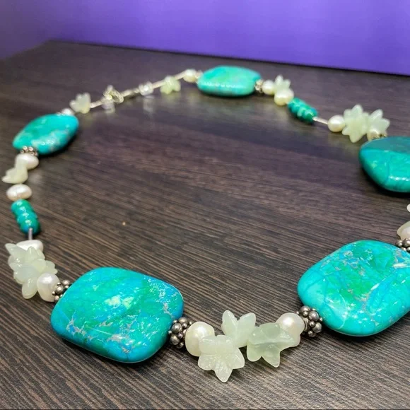 Semi Precious Stone Necklace - Picture 3 of 6